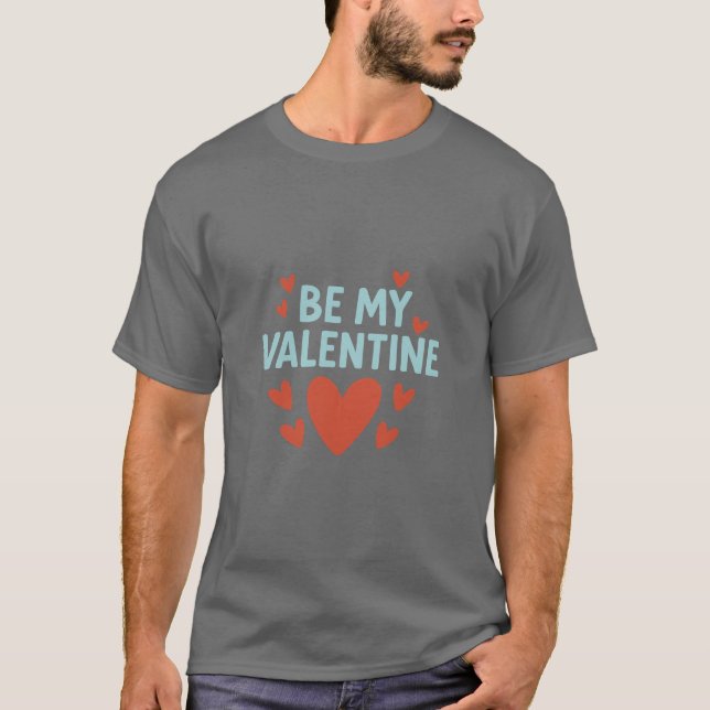 Romantisk T-shirt för Alla hjärtans dag (Framsida)