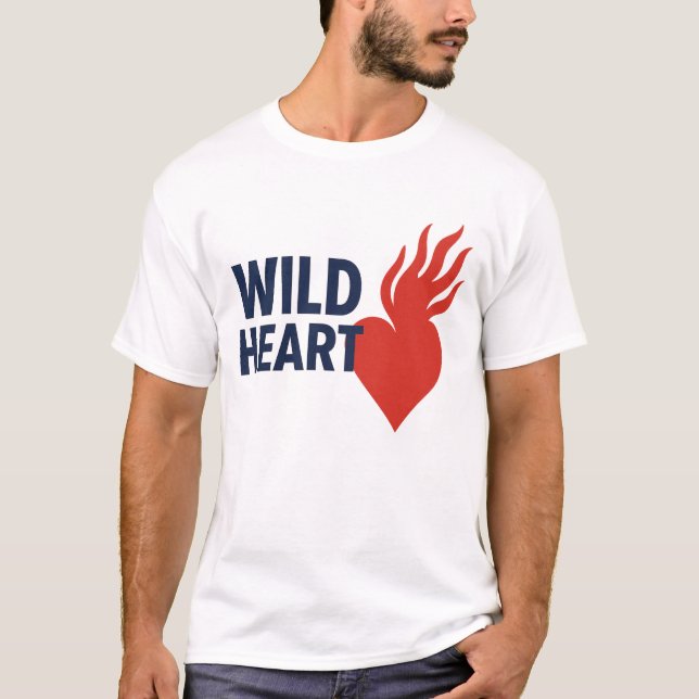 Romantisk T-shirt för Alla hjärtans dag (Framsida)