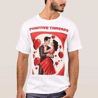 Romantisk t-shirt för valentinsk kärlek | Kärlek H