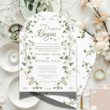 Romantisk tidslös Blommigt Elegant bröllop