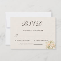 Romantisk toskansk villa Kalligrafi RSVP-kort