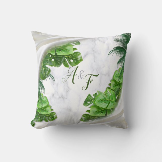 Romantisk Tropical Pillow Kudde (Framsida)
