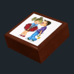 Romantisk tugglåda för citron minnesask<br><div class="desc">Cute Romantic Couple Gift Boxes - Anpassade - eller Välj / lägg till din unika text / Namn / Färg - Gör din Speciella Gift-ruta - Ändra storlek och flytta eller ta bort / lägg till inslag - bild / text med Anpassning verktyg. Målning och design efter MIGNED. Se mina...</div>