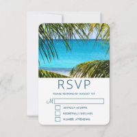 Romantisk turkos Tropical Beach Wedding