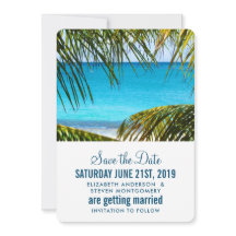 Romantisk turkos Tropical Beach Wedding