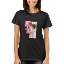 Romantisk Vacker Kvinna Konst T-Shirt – Elegant Kv