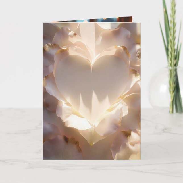 Romantisk valentin inbjudan konst design (Framsida)