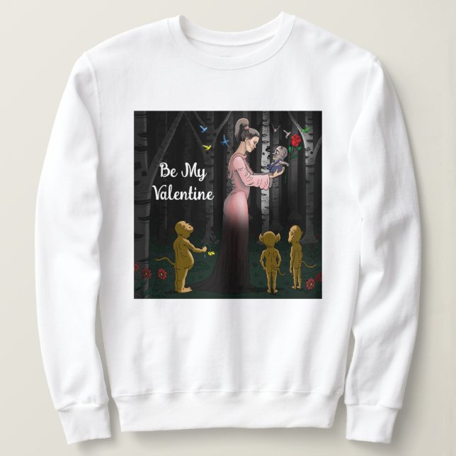 Romantisk Var Min Älskling T Shirt (Design framsida)