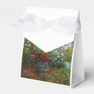 Romantisk vårbröllop vintage Monet trädgård Presentaskar