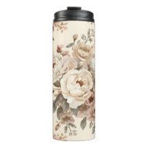 Romantisk vintage blomsterbukettmönster