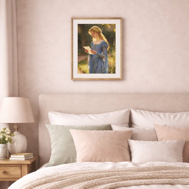 Romantisk Vintage Porträtt Poster (Skapare uppladdad)