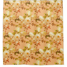 Romantisk vit ros på orange