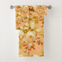 Romantisk vit ros på orange