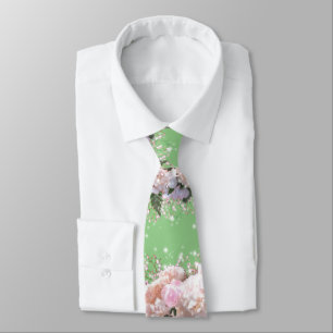 Romantisk vit rosa vattenområden, vita blommor ros slips