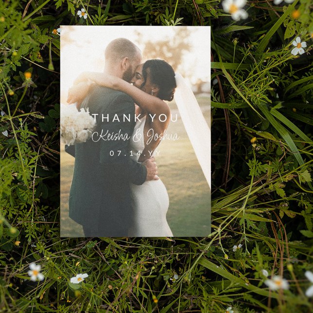 Romantisk, vit skript, Bröllop Photo Tack (Skapare uppladdad)