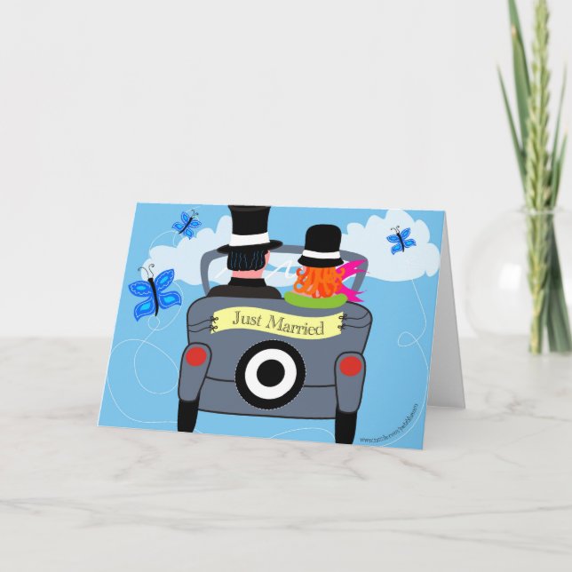 Romantisk weekend! Bröllopspresent eller tackkort (Framsida)