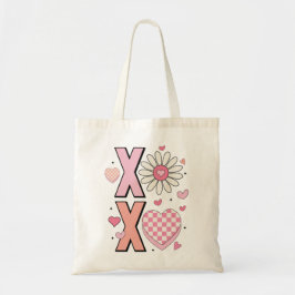 Romantisk Xoxo Valentines Day Cute Tote Bag Gift Tygkasse