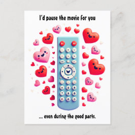 Romantiska Alla hjärtans dag | Jag pausar filmen Helg Vykort