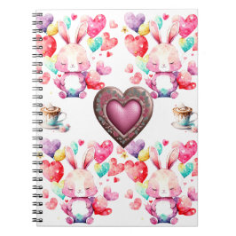 Romantiska Alla hjärtans dag Tapet - Hearts design Anteckningsbok