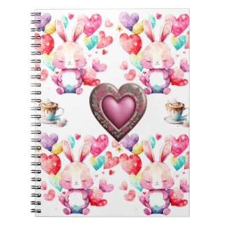 Romantiska Alla hjärtans dag Tapet - Hearts design Anteckningsbok