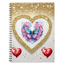 Romantiska Alla hjärtans dag Tapet - Trendigets ut Anteckningsbok