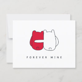 Romantiska Alla hjärtans dag Vykort