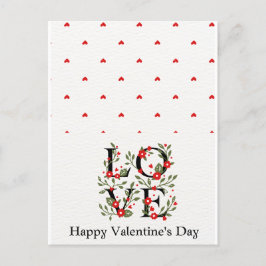 Romantiska Alla hjärtans dagskort för din älskade Vykort