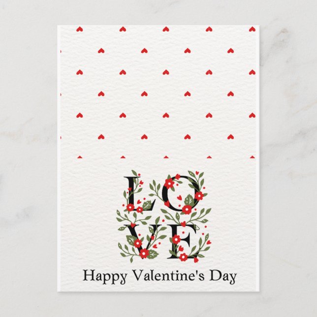 Romantiska Alla hjärtans dagskort för din älskade Vykort (Framsida)