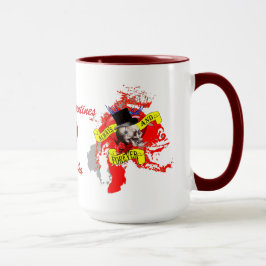 Romantiska alternativa Valentineser av gotskt stea Mugg