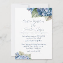 Romantiska blå hortensia blommor