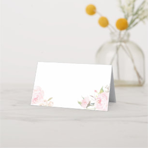 Romantiska  Blommigt-mappade platskort Placeringskort