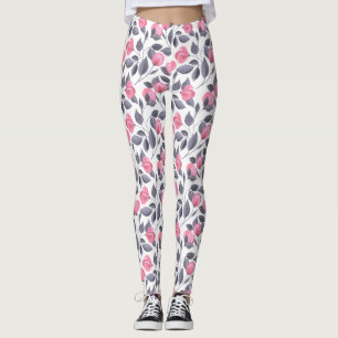 Romantiska blommor 1 leggings