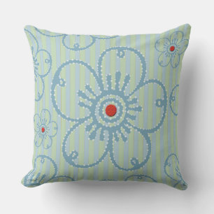 Romantiska blommor - Pillow Kudde