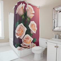 Romantiska bouquet i rosa ros