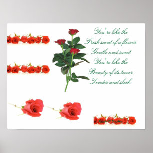 romantiska dikt poster