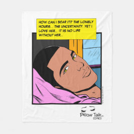 Romantiska ekon Ensamma hjärtans romantik serie Fleecefilt