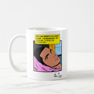 Romantiska Ekon Ensamma Hjärtans Romantikserie Kaffemugg