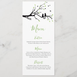 Romantiska katter i Grönt och vitvitvitling i Kärl Meny