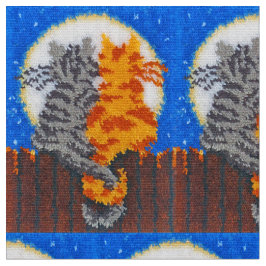 Romantiska katter Latch Krok Tyg