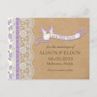 Romantiska Lacey drömmar med blommor Meddelande Vykort