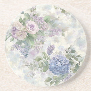 Romantiska lila rosa blommor underlägg