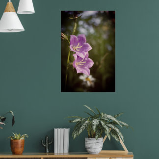 Romantiska Mörka Blommor – Botanisk Fantasy Boho Poster