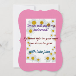 Romantiska nyanser och sentimental ROSA Inbjudningar