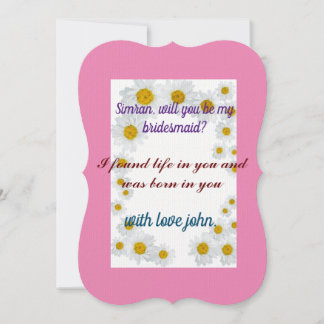 Romantiska nyanser och sentimental ROSA Inbjudningar