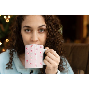 Romantiska och minimalistiska Rosor för ljus Kaffemugg