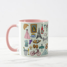 Romantiska Paris Mugg
