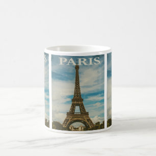 Romantiska Paris: Vacation i Vintage resor Helgdag Magisk Mugg