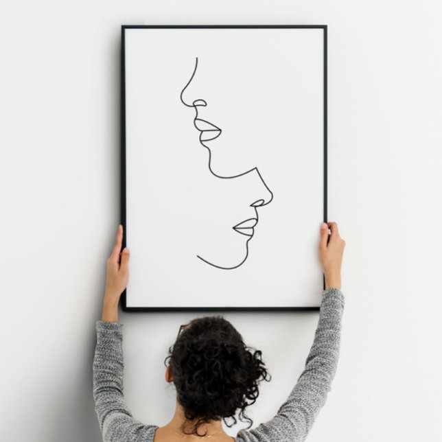Romantiska partys ansikte-konst poster (Skapare uppladdad)