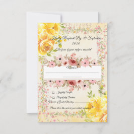 Romantiska Pastell Bröllops Pappersvaror OSA Kort