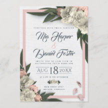 Romantiska persikor och vit Blommigt Peonier